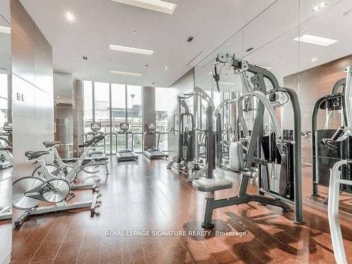 709-9 Valhalla Inn Rd, Toronto, ON - Indoor Photo Showing Gym Room