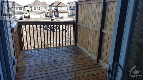 Deck off of main floor dining room. - 55 Arkose Street, Kanata, ON - Outdoor With Exterior