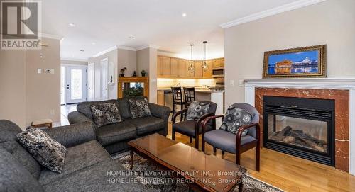 25 Oakmeadow Drive, Brampton, ON - Indoor Photo Showing Living Room With Fireplace