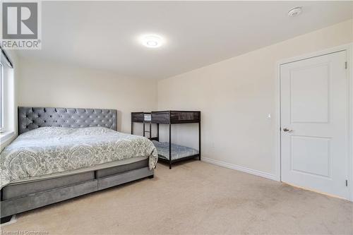 View of carpeted bedroom - 40 Todd Crescent, Dundalk, ON - Indoor Photo Showing Bedroom