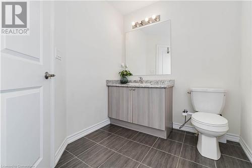 Bathroom with vanity and toilet - 40 Todd Crescent, Dundalk, ON - Indoor Photo Showing Bathroom