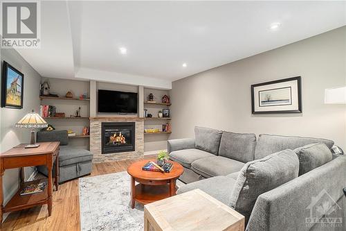 166 Lyman Street, Ottawa, ON - Indoor Photo Showing Living Room With Fireplace