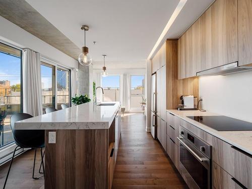 Kitchen - 314-101 Rue Peel, Montréal (Le Sud-Ouest), QC - Indoor Photo Showing Kitchen With Upgraded Kitchen