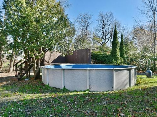 Backyard - 1568 Ch. Du Bas-De-L'Église S., Saint-Jacques, QC - Outdoor With Above Ground Pool With Backyard