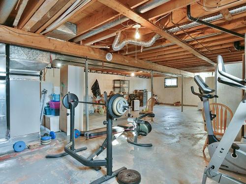 Basement - 93 5E Avenue, L'Épiphanie, QC - Indoor Photo Showing Gym Room