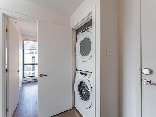 Laundry room - 1812-195 Rue Peel, Montréal (Le Sud-Ouest), QC - Indoor Photo Showing Laundry Room