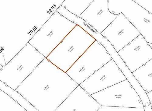 Plan (croquis) - Rue Des Monts, Saint-Côme, QC 