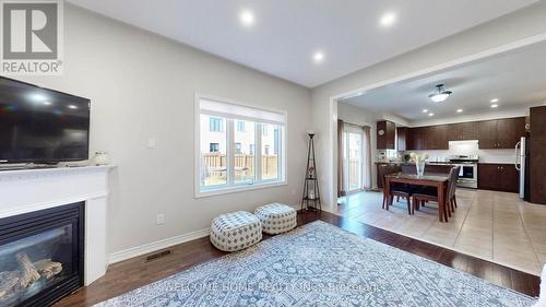 1346 Bardeau Street, Innisfil, ON - Indoor Photo Showing Living Room With Fireplace