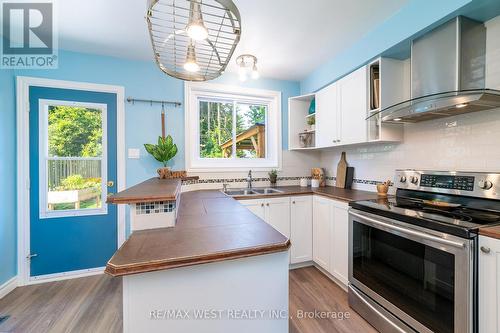 10 Rowallan Drive, Toronto, ON - Indoor Photo Showing Kitchen With Double Sink