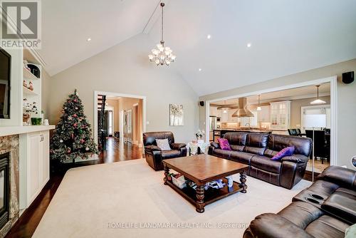 1293 Devon Road, Oakville, ON - Indoor Photo Showing Living Room With Fireplace