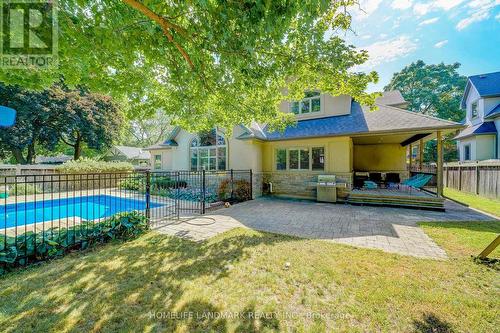 1293 Devon Road, Oakville, ON - Outdoor With In Ground Pool With Deck Patio Veranda