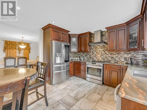 4120 Anthony Court, Windsor, ON - Indoor Photo Showing Kitchen With Upgraded Kitchen