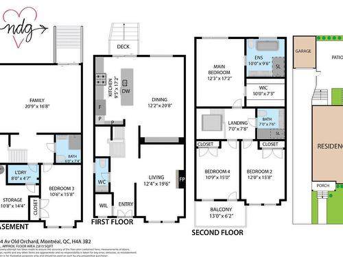 Drawing (sketch) - 4184 Av. Old Orchard, Montréal (Côte-Des-Neiges/Notre-Dame-De-Grâce), QC - Other