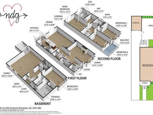 Plan (croquis) - 4184 Av. Old Orchard, Montréal (Côte-Des-Neiges/Notre-Dame-De-Grâce), QC - Other