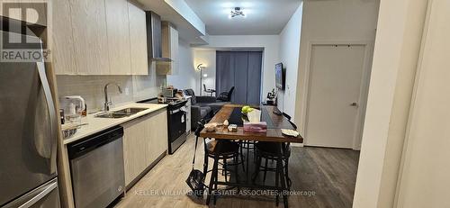 409 - 55 Duke Street W, Kitchener, ON - Indoor Photo Showing Kitchen With Stainless Steel Kitchen With Double Sink