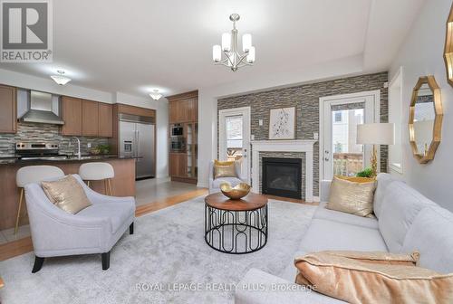 3898 Koenig Road, Burlington, ON - Indoor Photo Showing Living Room With Fireplace