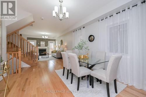 3898 Koenig Road, Burlington, ON - Indoor Photo Showing Dining Room With Fireplace