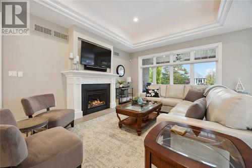 1078 Mike Weir Drive, Sarnia, ON - Indoor Photo Showing Living Room With Fireplace