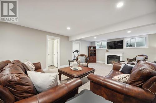 1078 Mike Weir Drive, Sarnia, ON - Indoor Photo Showing Living Room With Fireplace