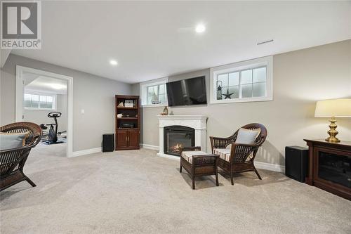 1078 Mike Weir Drive, Sarnia, ON - Indoor With Fireplace