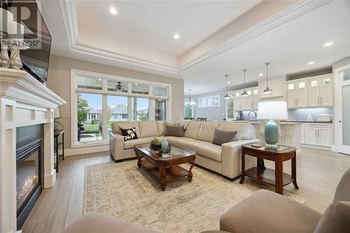 1078 Mike Weir Drive, Sarnia, ON - Indoor Photo Showing Living Room With Fireplace