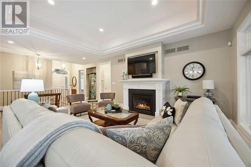 1078 Mike Weir Drive, Sarnia, ON - Indoor Photo Showing Living Room With Fireplace