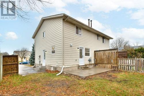 Back of property with a patio area - 24 Karen Walk, Waterloo, ON - Outdoor With Exterior