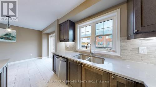 63 Whitefish Street, Whitby, ON - Indoor Photo Showing Kitchen With Double Sink