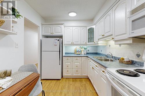 107 - 120 Elgin Street W, Oshawa, ON - Indoor Photo Showing Kitchen With Double Sink