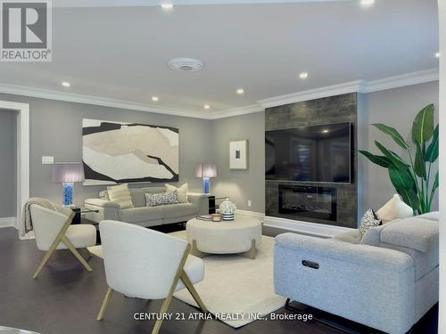 41 Strathearn Avenue, Richmond Hill, ON - Indoor Photo Showing Living Room With Fireplace