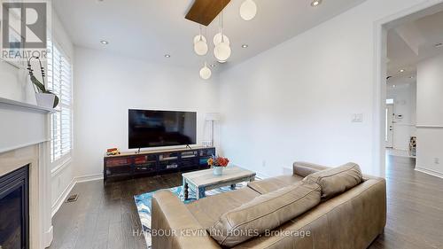 21 Freesia Road, Markham, ON - Indoor Photo Showing Living Room With Fireplace