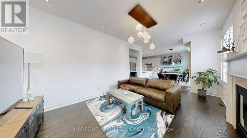 21 Freesia Road, Markham, ON - Indoor Photo Showing Living Room With Fireplace