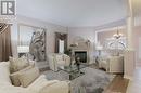 212 Ivy Glen Drive, Vaughan, ON  - Indoor Photo Showing Living Room With Fireplace 