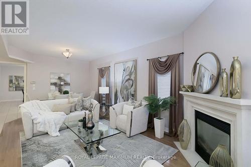 212 Ivy Glen Drive, Vaughan, ON - Indoor Photo Showing Living Room With Fireplace