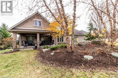 Back of house with a lawn - 59 Dominion Drive, Guelph, ON - Outdoor With Deck Patio Veranda