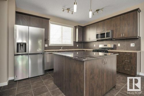 5921 168A Av Nw, Edmonton, AB - Indoor Photo Showing Kitchen With Stainless Steel Kitchen With Upgraded Kitchen