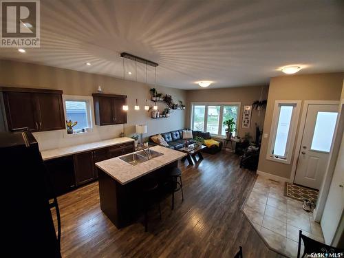 A & B 2735 Mcdonald Street, Regina, SK - Indoor Photo Showing Kitchen With Double Sink