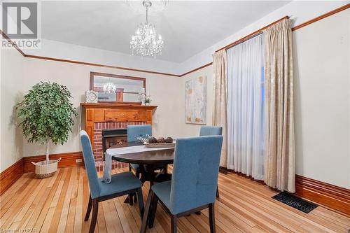 150 East Street, Goderich, ON - Indoor Photo Showing Dining Room With Fireplace