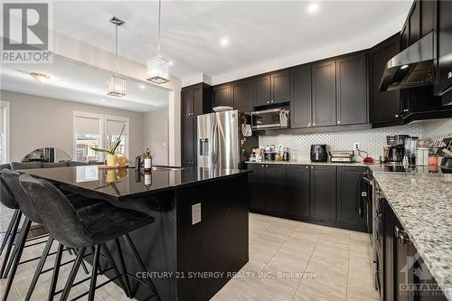 217 Cranesbill Road, Ottawa, ON - Indoor Photo Showing Kitchen With Stainless Steel Kitchen With Double Sink With Upgraded Kitchen