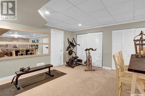 128 Blue Sage Drive, Moose Jaw, SK - Indoor Photo Showing Gym Room