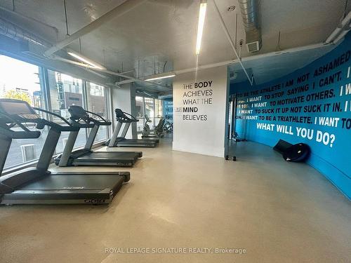 509-50 Bruyeres Mews, Toronto, ON - Indoor Photo Showing Gym Room