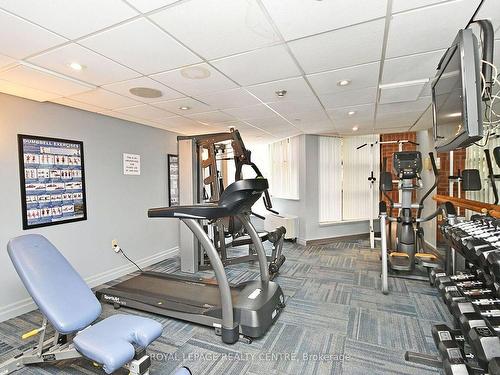 612-25 Fairview Rd W, Mississauga, ON - Indoor Photo Showing Gym Room