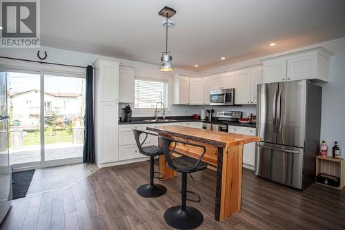 9 Sixth Street, Bell Island, NL - Indoor Photo Showing Kitchen With Stainless Steel Kitchen