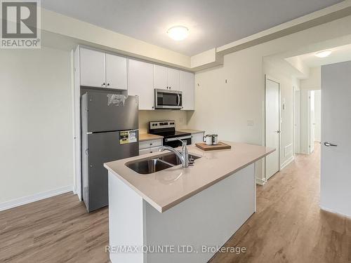 2102 - 160 Densmore Road, Cobourg, ON - Indoor Photo Showing Kitchen With Double Sink