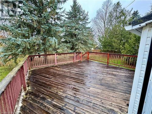 View of wooden terrace - 41 Elora St S, Mildmay, ON - Outdoor