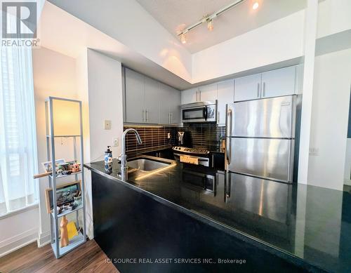 1010 - 83 Redpath Avenue, Toronto, ON - Indoor Photo Showing Kitchen With Double Sink With Upgraded Kitchen