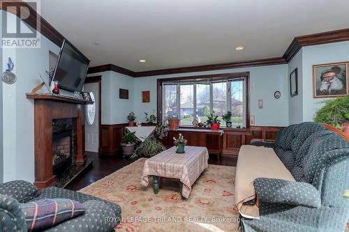 329 Regal Drive, London, ON - Indoor Photo Showing Living Room With Fireplace