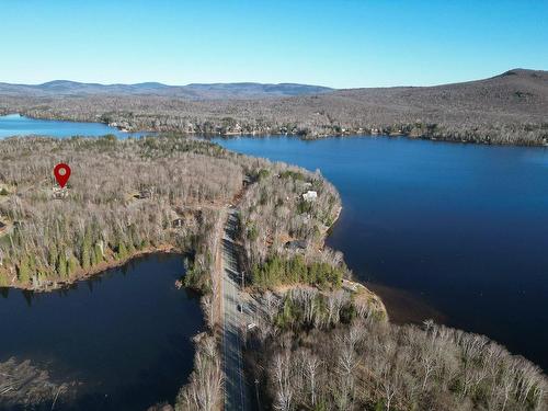 Aerial photo - 10 Ch. Kalmia, Saint-Donat, QC - Outdoor With Body Of Water With View