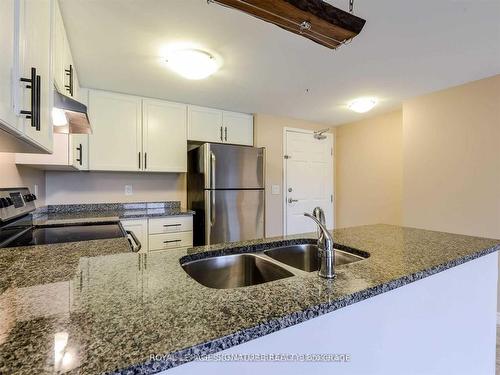 403-45 Kingsbury Sq, Guelph, ON - Indoor Photo Showing Kitchen With Double Sink