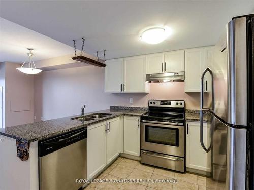 403-45 Kingsbury Sq, Guelph, ON - Indoor Photo Showing Kitchen With Stainless Steel Kitchen With Double Sink